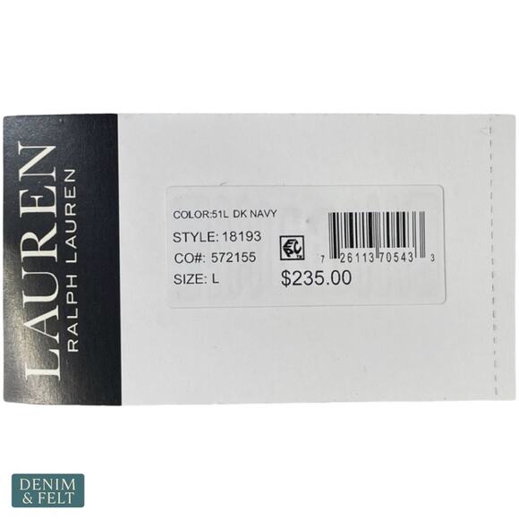 NEW Lauren Ralph Lauren Quilted Hooded Coat Faux Suede Trim Insulated Luxe Large - Picture 15 of 16